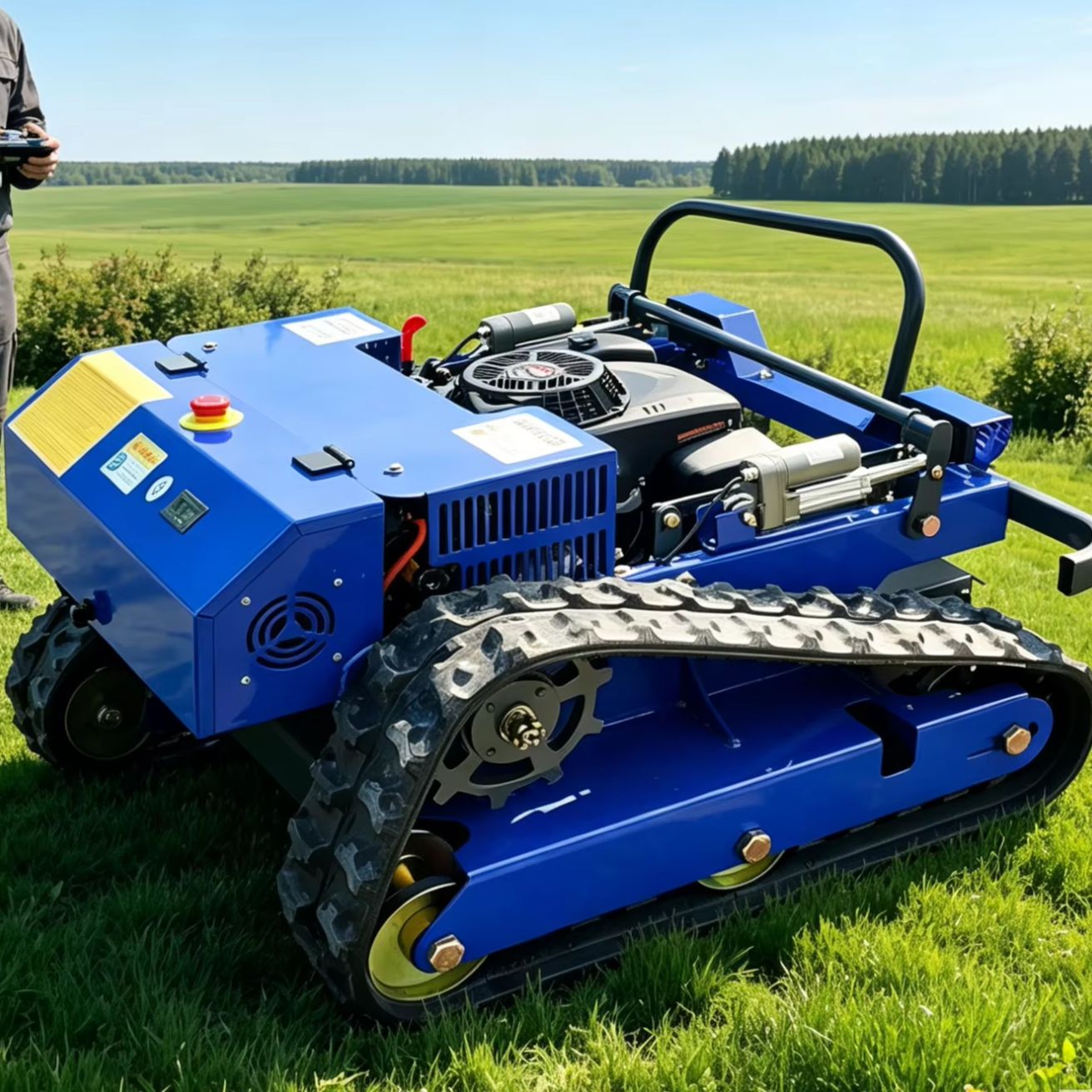 Smart Garden Robot - Spersonalizowana zdalnie sterowana kosiarka do trawy,
