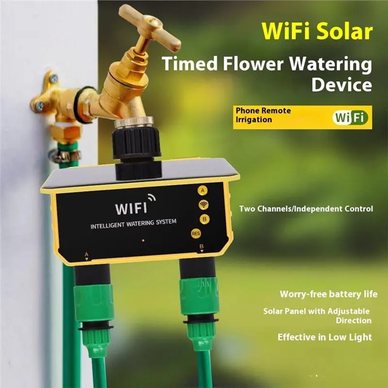 1/2 Wyjścia WIFI Solarny Stero – Smart Garden At Home recenzja i cena