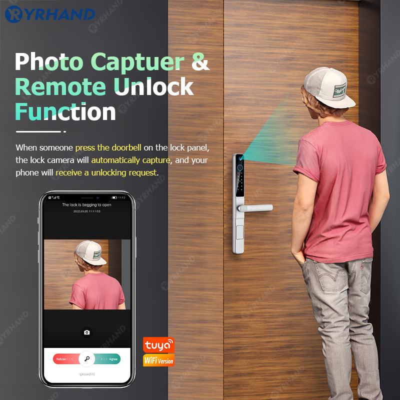 YRHAND IP66 Keyless kocie oko  – Smart Garden Gate Lock recenzja i cena