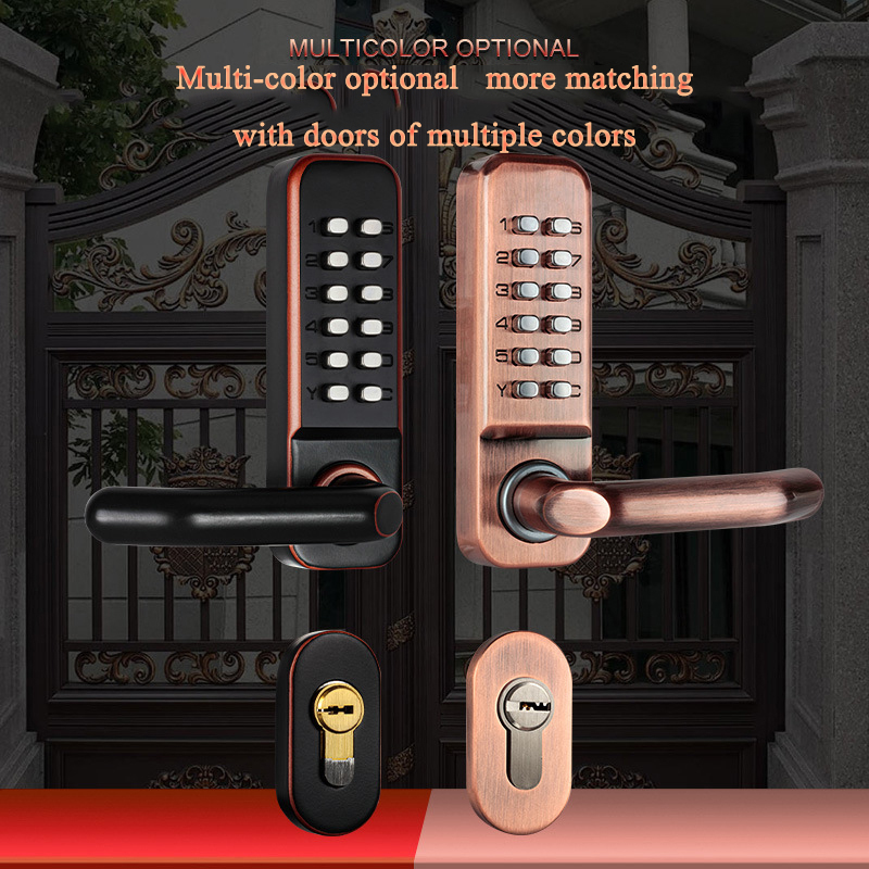 Dwustronna dzielona klawiatura – Smart Garden Gate Lock recenzja i cena