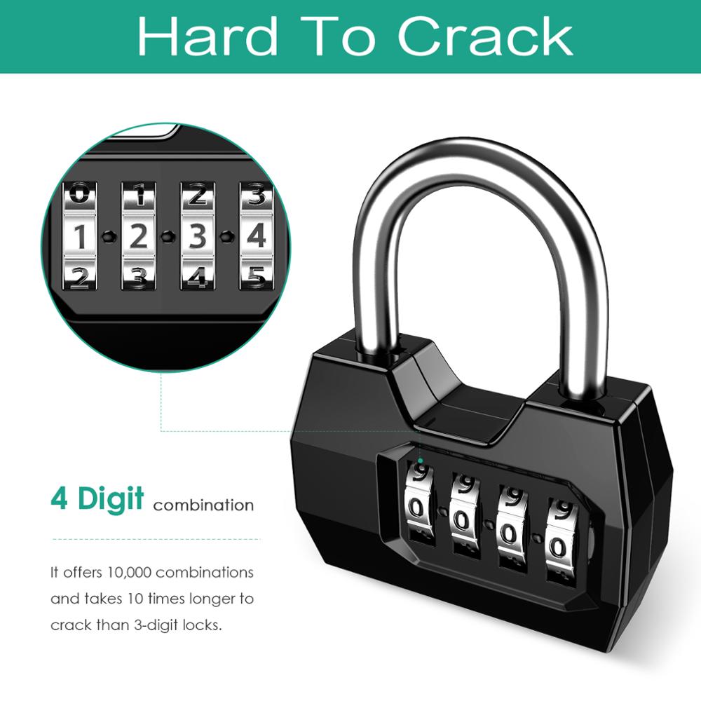 ORIA Kłódka kombinowana 4-cyfr – Smart Garden Gate Lock recenzja i cena