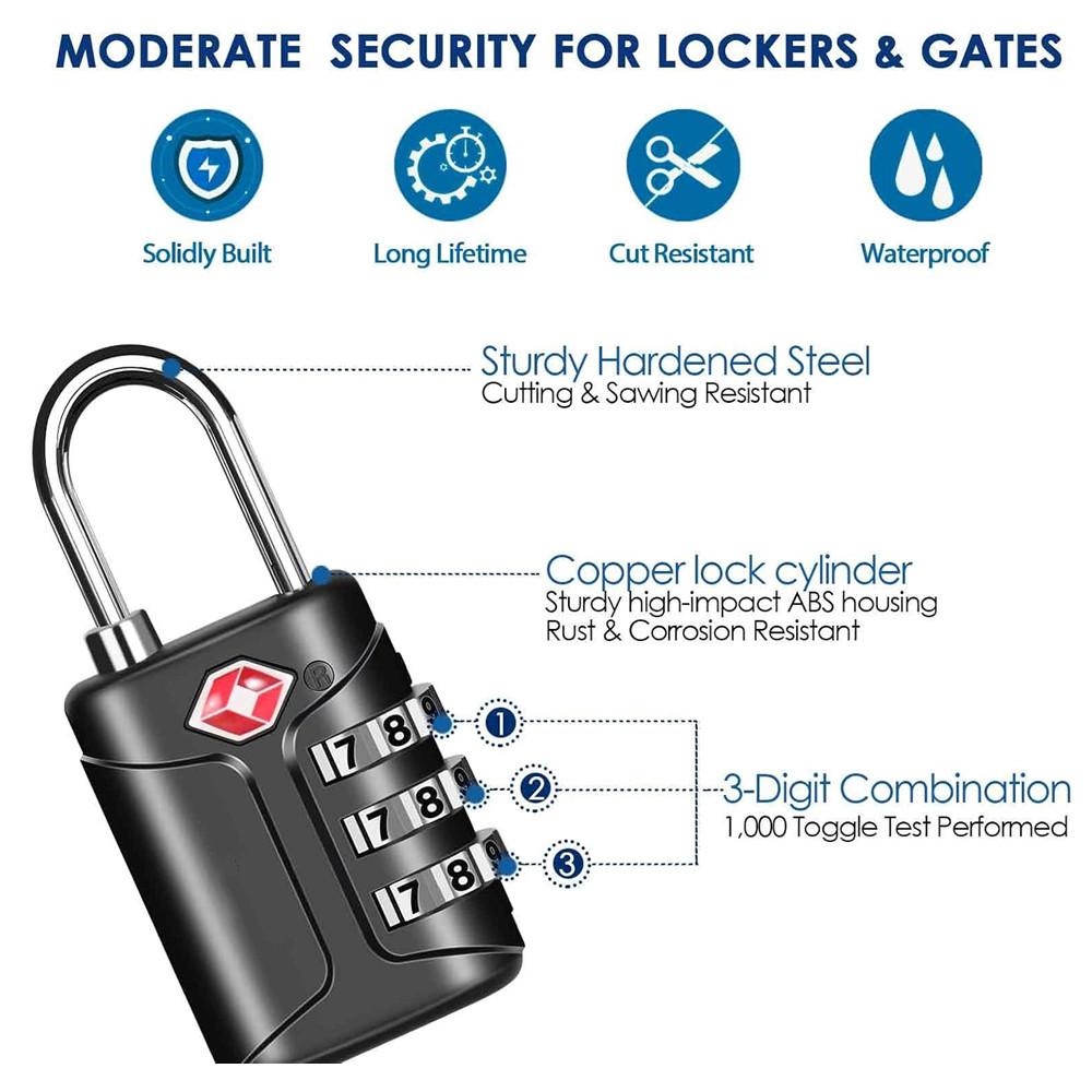 Zatrzaski do bagażu zatwierdzo – Smart Garden Gate Lock recenzja i cena