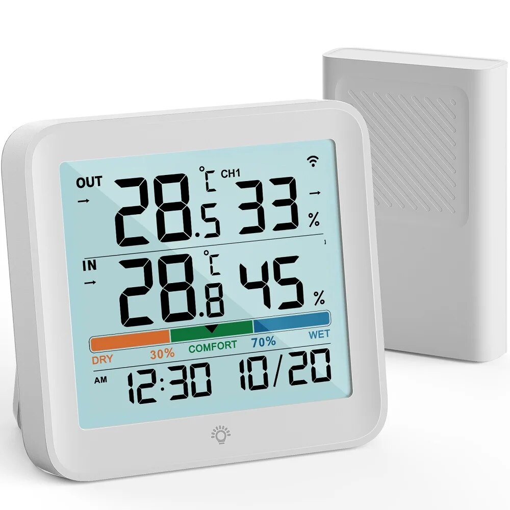 Cyfrowy termometr higrometr z  – Garden Weather Station recenzja i cena