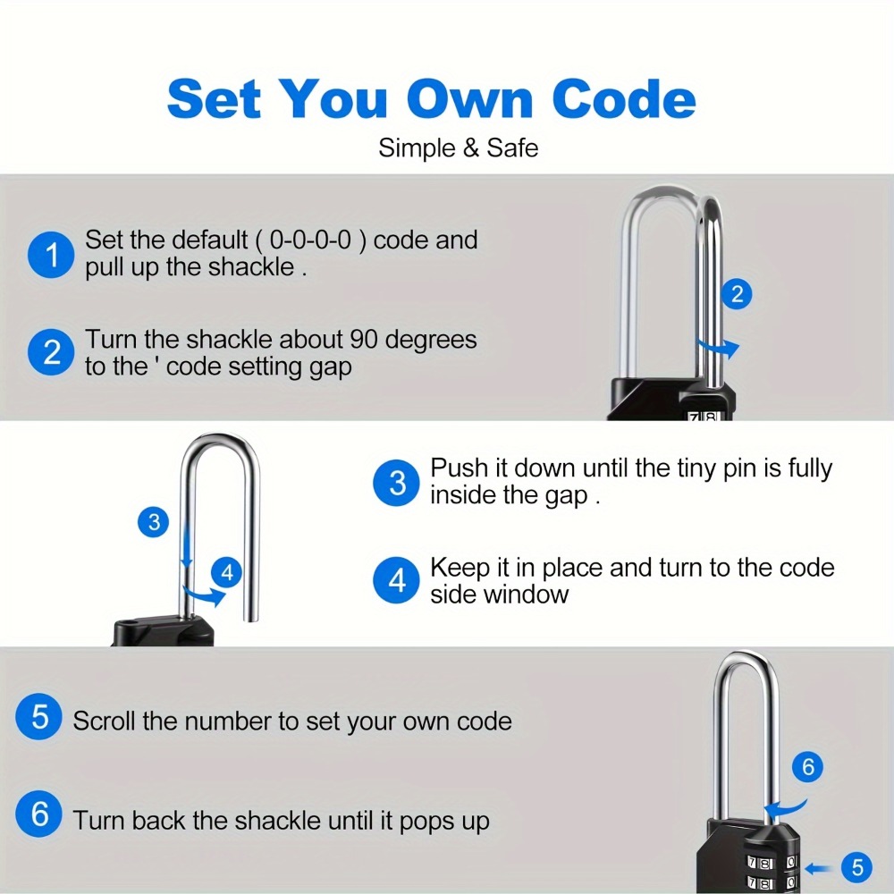 4-cyfrowa kłódka szyfrowa z dł – Smart Garden Gate Lock recenzja i cena