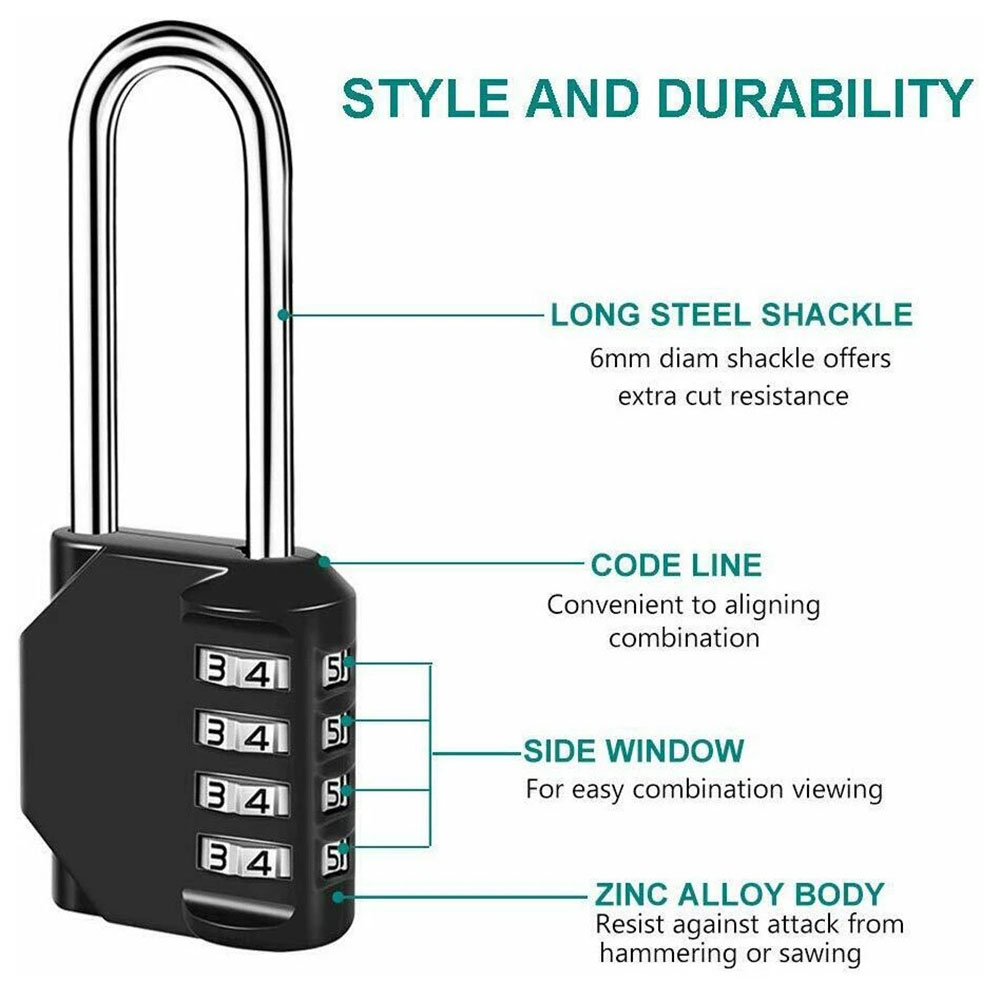 4-cyfrowa kłódka szyfrowa z dł – Smart Garden Gate Lock recenzja i cena