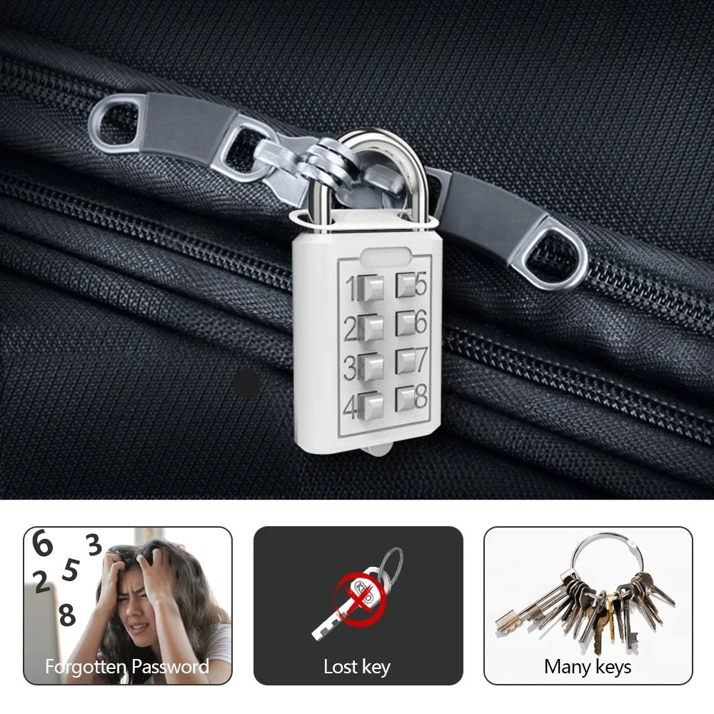 8-cyfrowy Zewnętrzny Wodoodpor – Smart Garden Gate Lock recenzja i cena