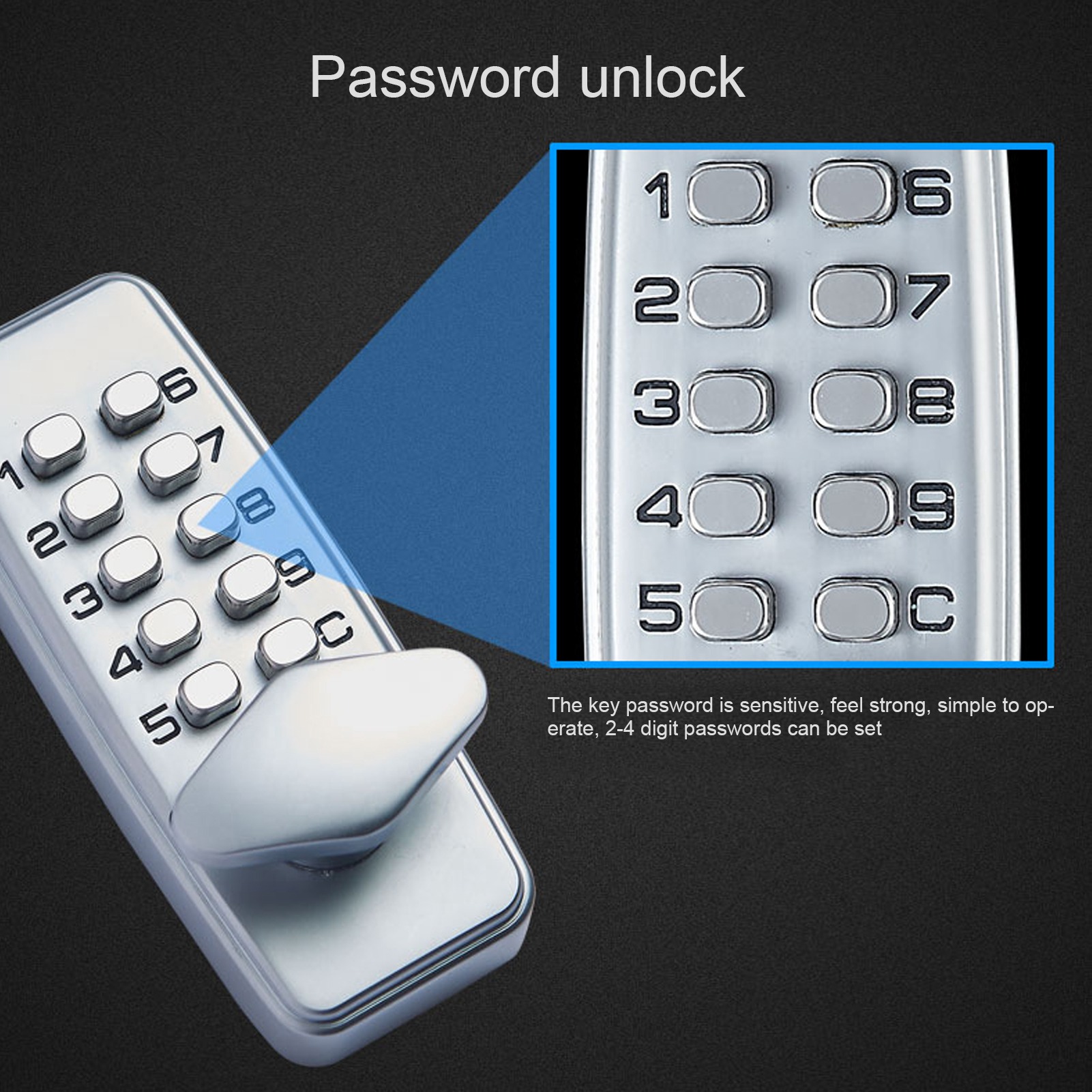 Mechaniczny zamek szyfrowy, ni – Smart Garden Gate Lock recenzja i cena