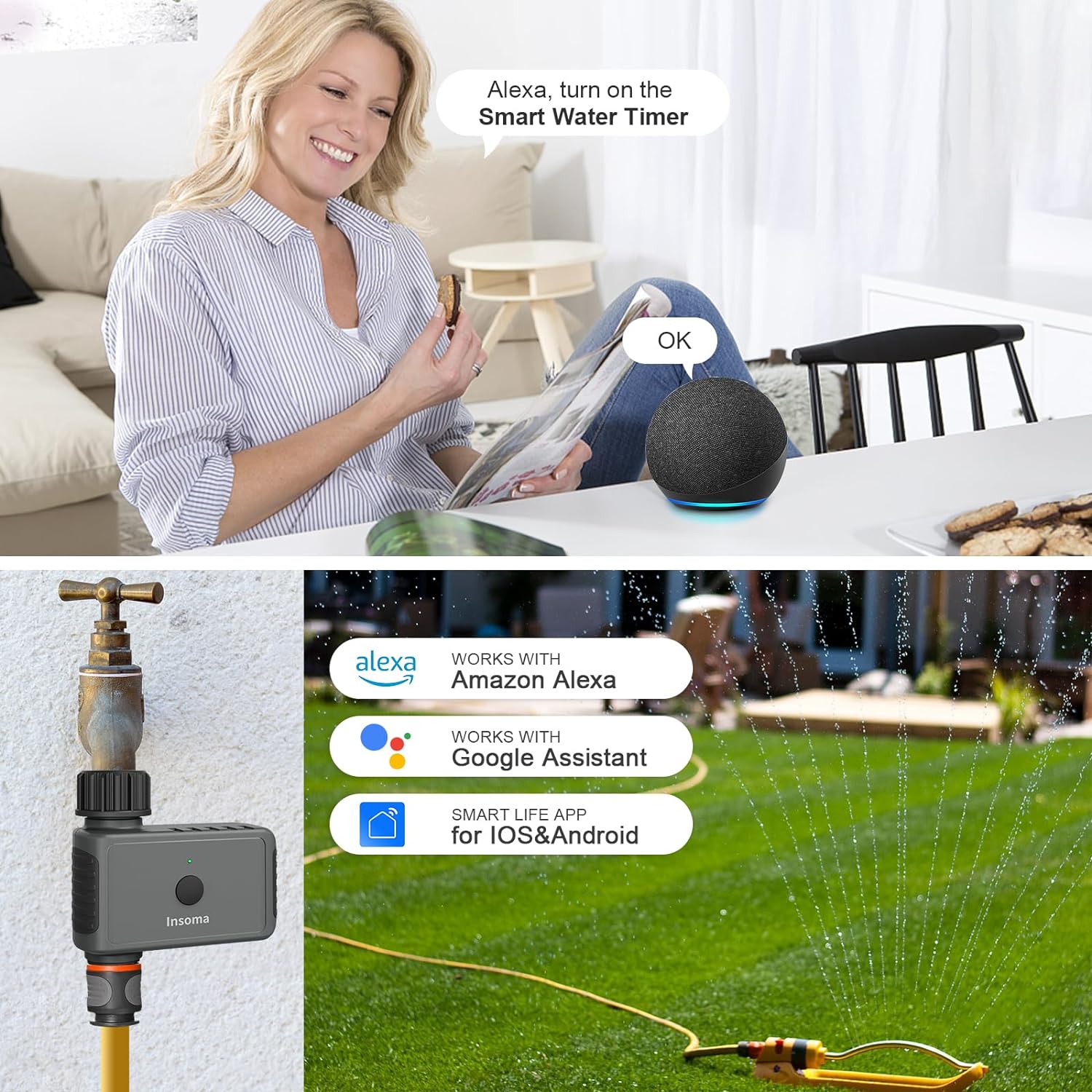 Insoma Wifi Automatyczny czaso – Smart Garden At Home recenzja i cena