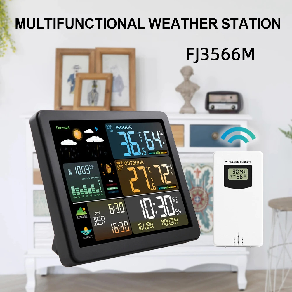 Cyfrowa stacja pogodowa Zegar  – Garden Weather Station recenzja i cena