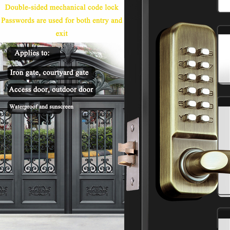 Dwustronny długi uchwyt Bezklu – Smart Garden Gate Lock recenzja i cena